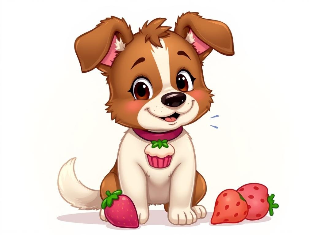 Pupcake the dog, Strawberry Shortcake's pet Pupcake the dog, Strawberry Shortcake's pet
