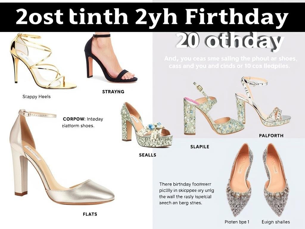 Statement shoes for 20th birthday outfits