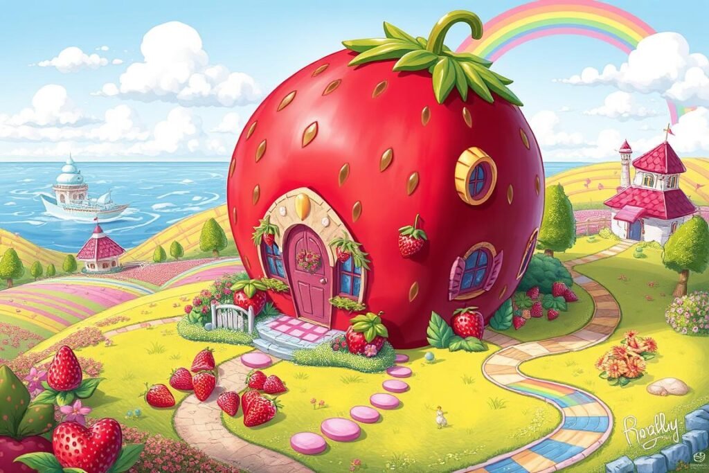 Strawberry Shortcake's home and Strawberryland setting Strawberry Shortcake's home and Strawberryland setting