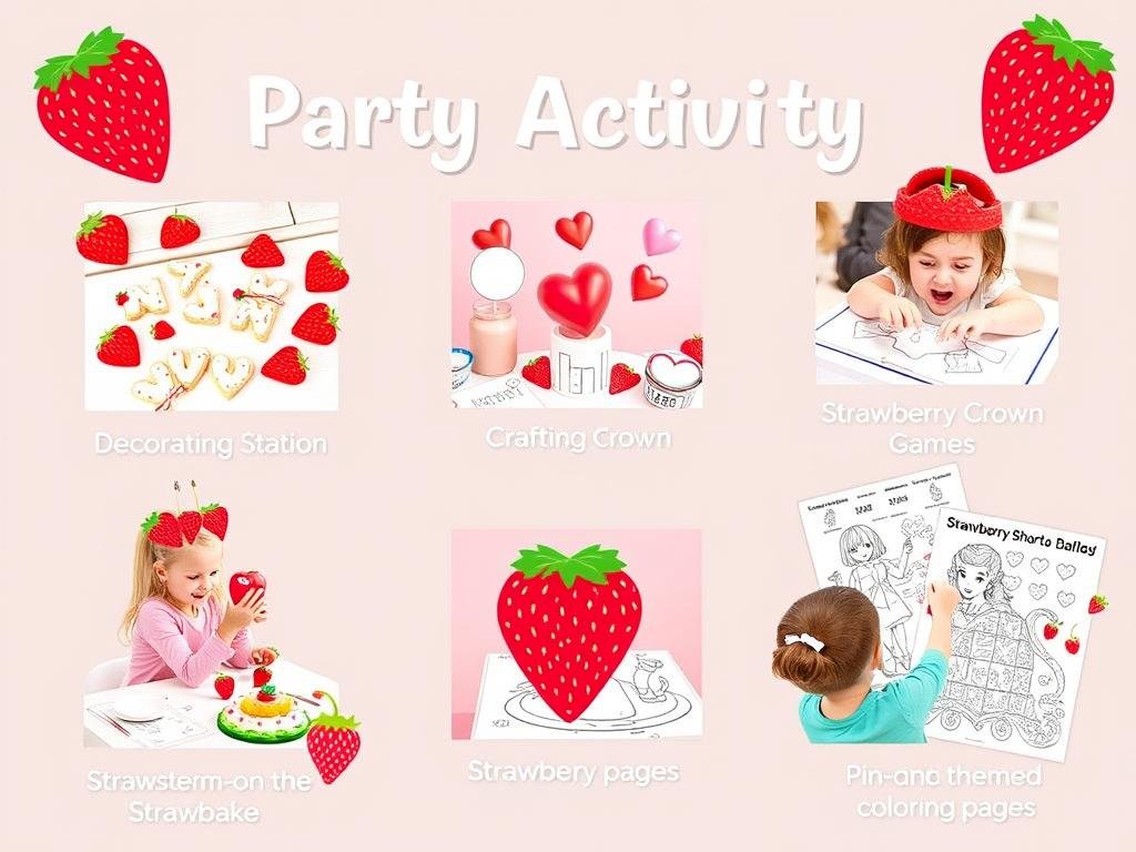 Strawberry shortcake themed party activities and games