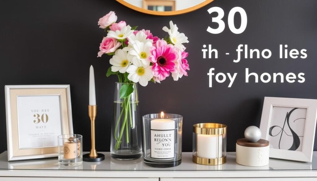 Stylish home decor items for 30th birthday gifts