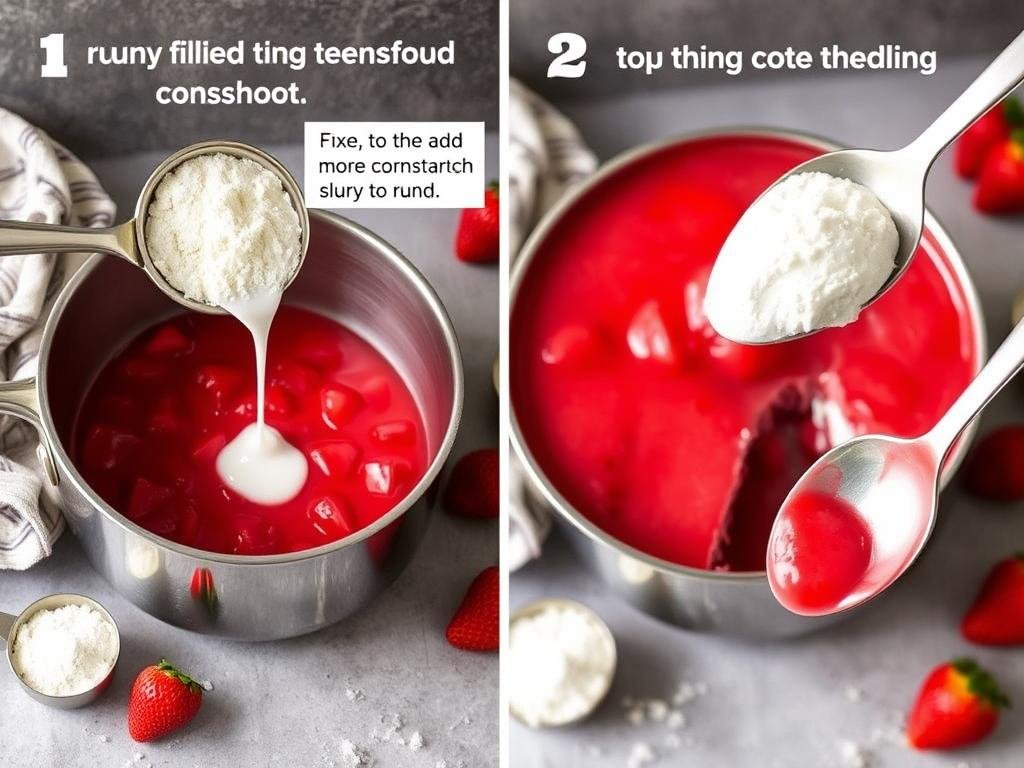 Troubleshooting strawberry cake filling consistency issues Troubleshooting strawberry cake filling consistency issues