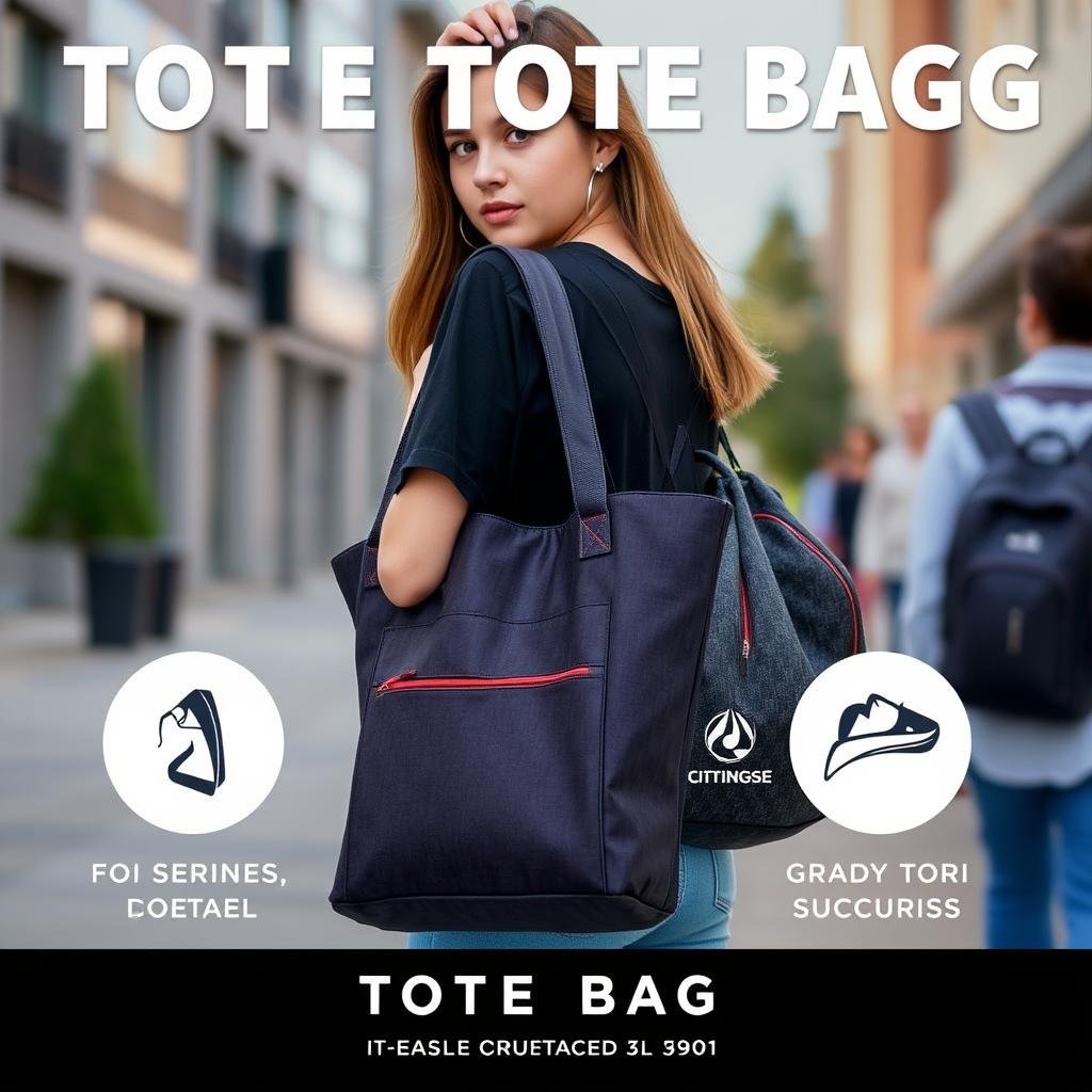 Versatile tote bag or backpack as 21st birthday gift