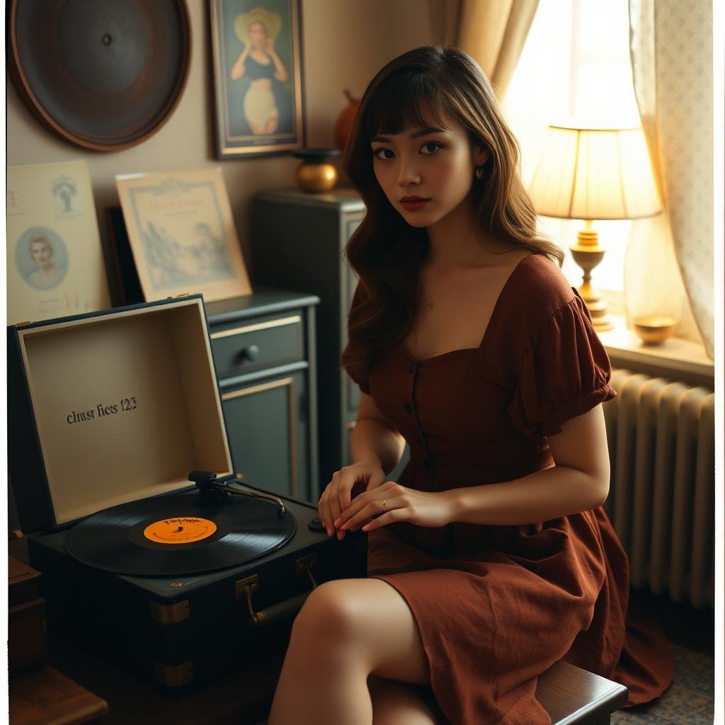 Vintage-inspired 25th birthday photoshoot with retro elements Vintage-inspired 25th birthday photoshoot with retro elements