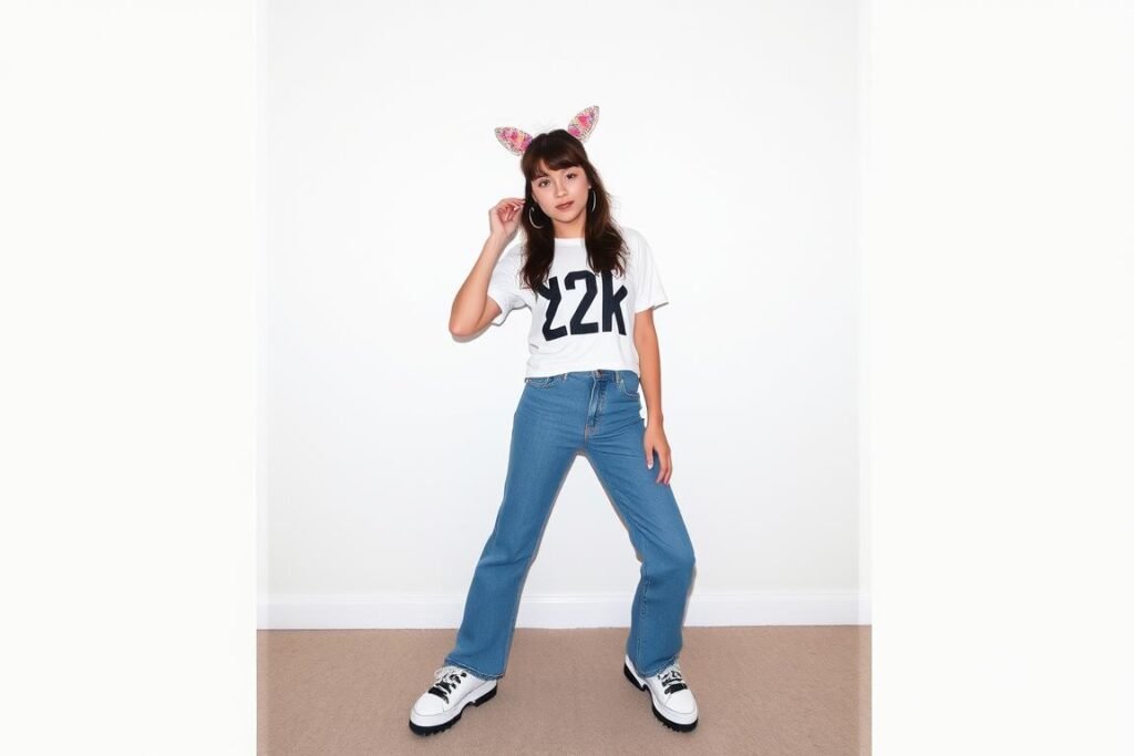 Y2K inspired outfit for 22nd birthday