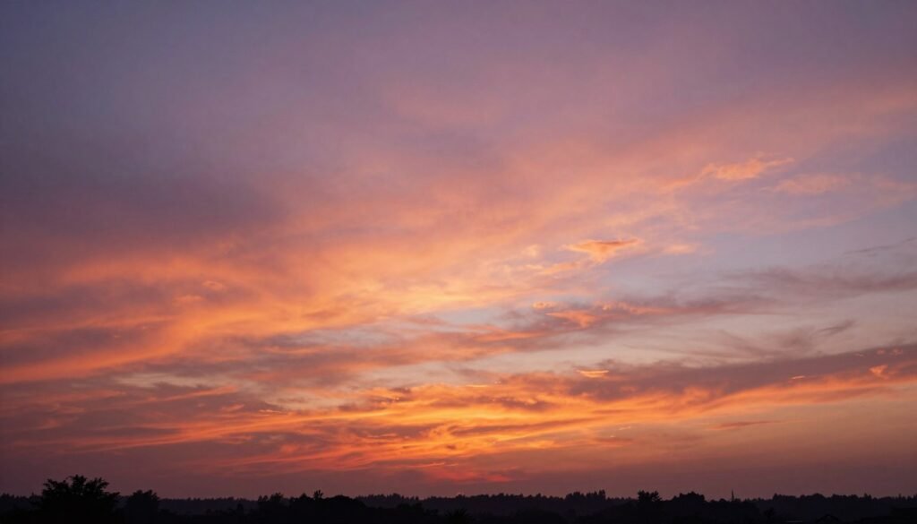 A beautiful sunset symbolizing spiritual connection on mom's heavenly birthday