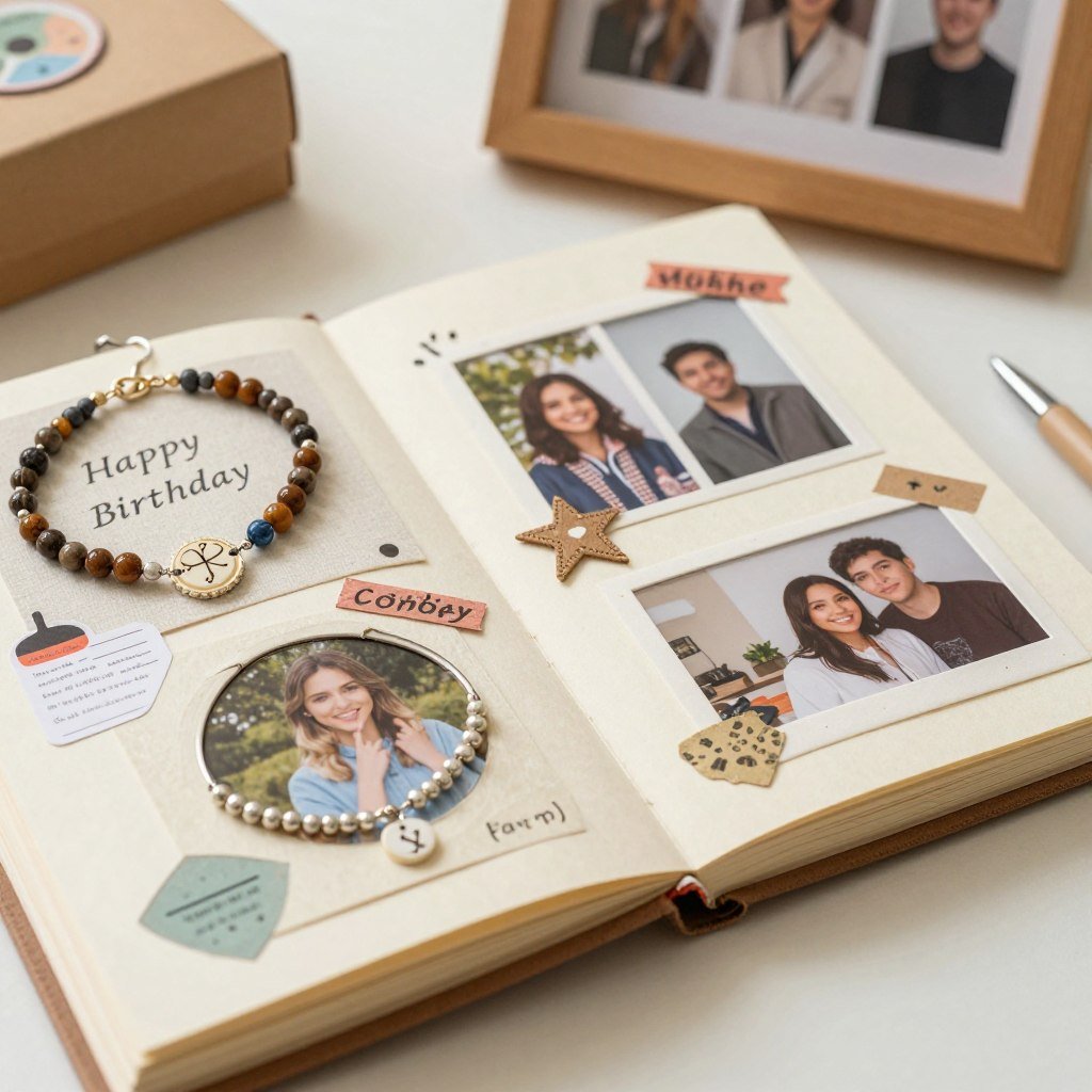 A beautifully crafted homemade birthday gift with personal touches A beautifully crafted homemade birthday gift with personal touches