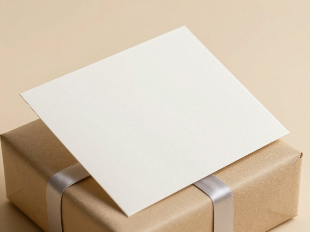 A birthday card with a heartfelt message for a brother-in-law sitting on a gift box A birthday card with a heartfelt message for a brother-in-law sitting on a gift box