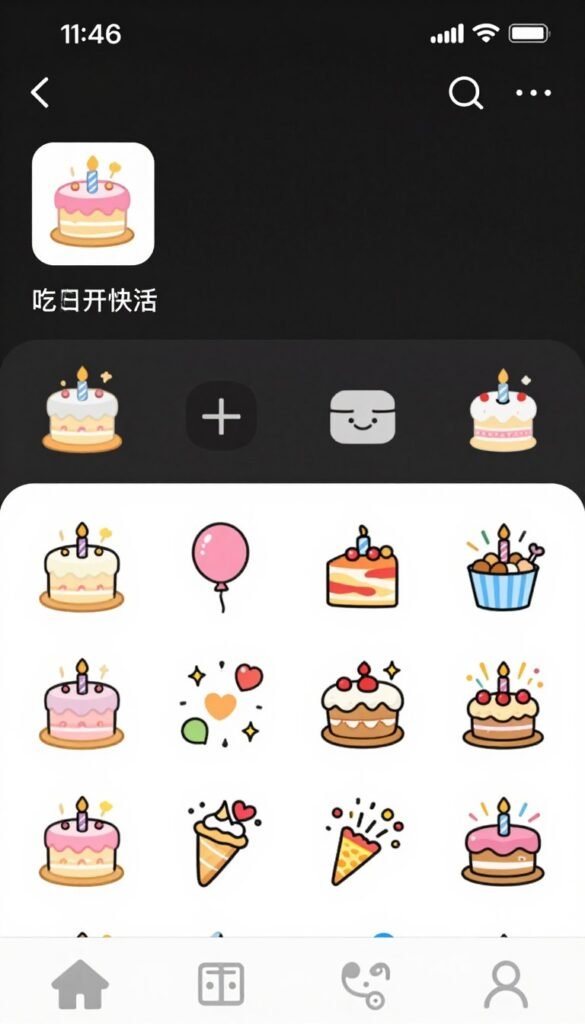 Adding birthday stickers to a happy birthday template Instagram Adding birthday stickers to a happy birthday template Instagram