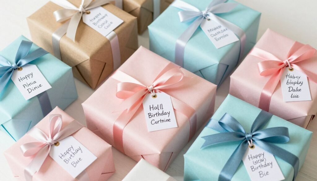 Beautifully wrapped birthday gifts for best friend with personalized touches