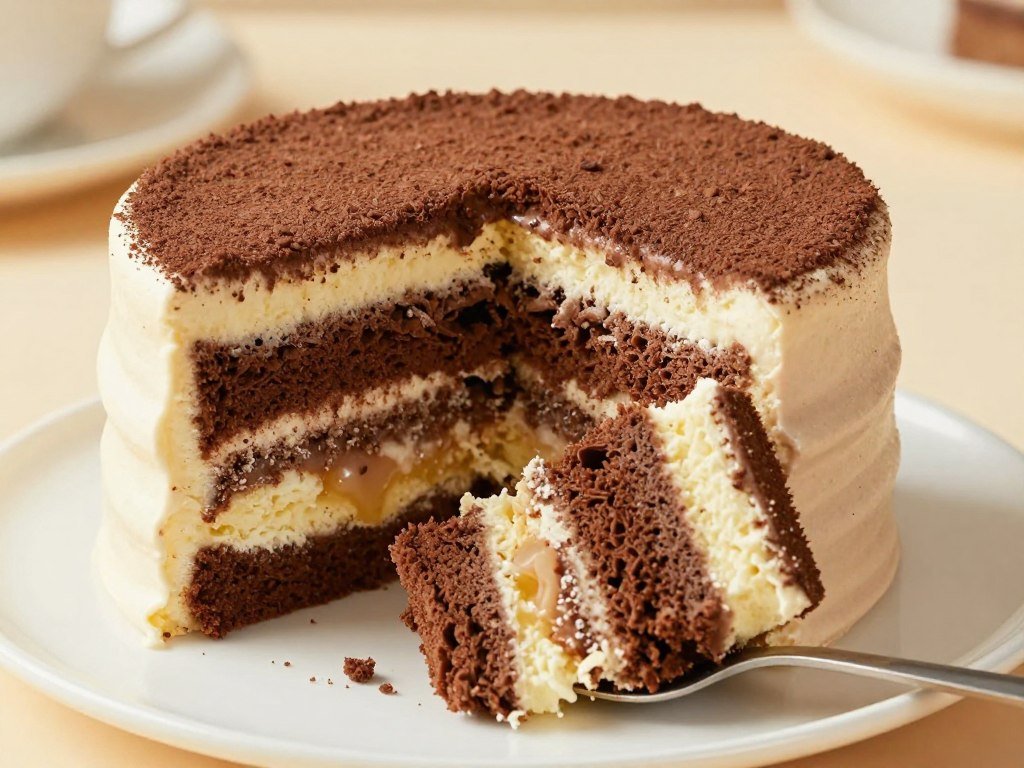 Classic happy birthday cake flavors with chocolate and vanilla Classic happy birthday cake flavors with chocolate and vanilla