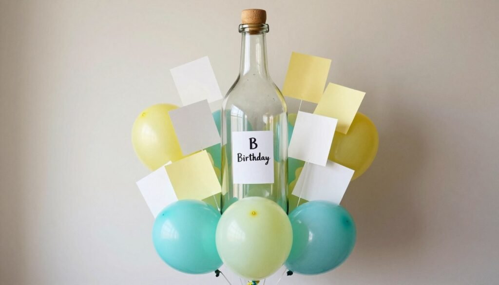 Creative birthday message delivery with special happy birthday wishes