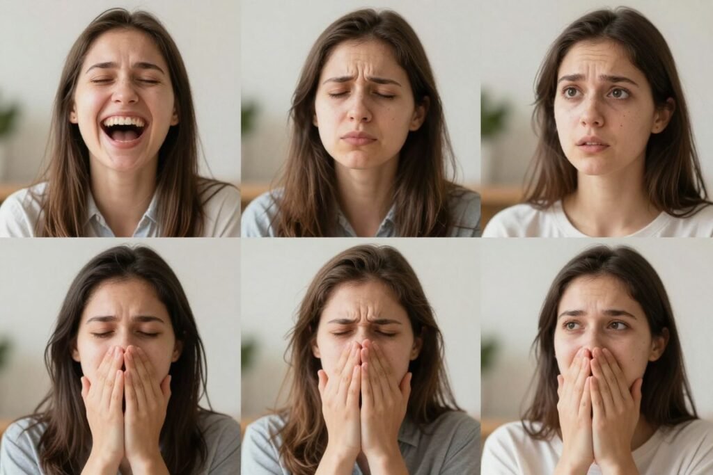 Different reactions to birthday humor from various people