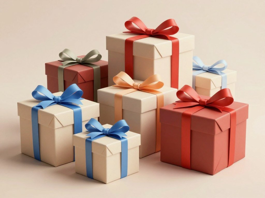 Gift boxes with ribbons arranged artistically for happy birthday wishes pics Gift boxes with ribbons arranged artistically for happy birthday wishes pics