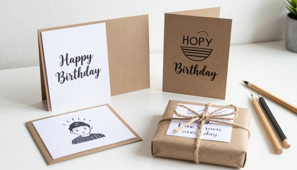 Handmade birthday card and DIY gifts for happy birthday brother from sister Handmade birthday card and DIY gifts for happy birthday brother from sister