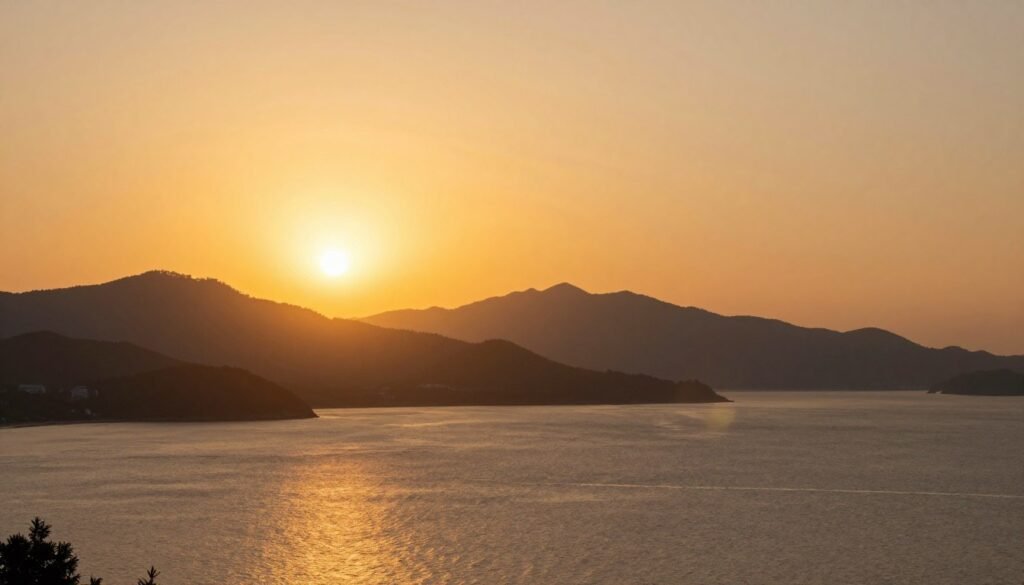 Happy birthday wishes for him - inspirational sunrise or landscape symbolizing new beginnings