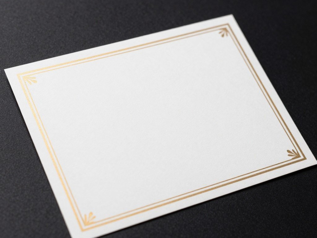 Inside of birthday card showing space for handwritten message Inside of birthday card showing space for handwritten message