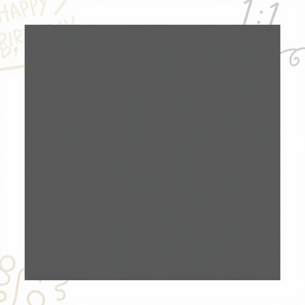 Instagram Post happy birthday template in square 1:1 format Instagram Post happy birthday template in square 1:1 format