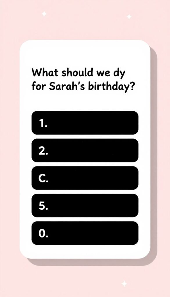 Instagram poll sticker on happy birthday template Instagram Instagram poll sticker on happy birthday template Instagram