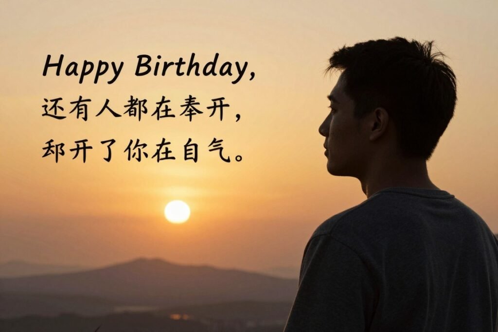Man looking thoughtfully at sunset for heartfelt birthday quotes for him Man looking thoughtfully at sunset for heartfelt birthday quotes for him