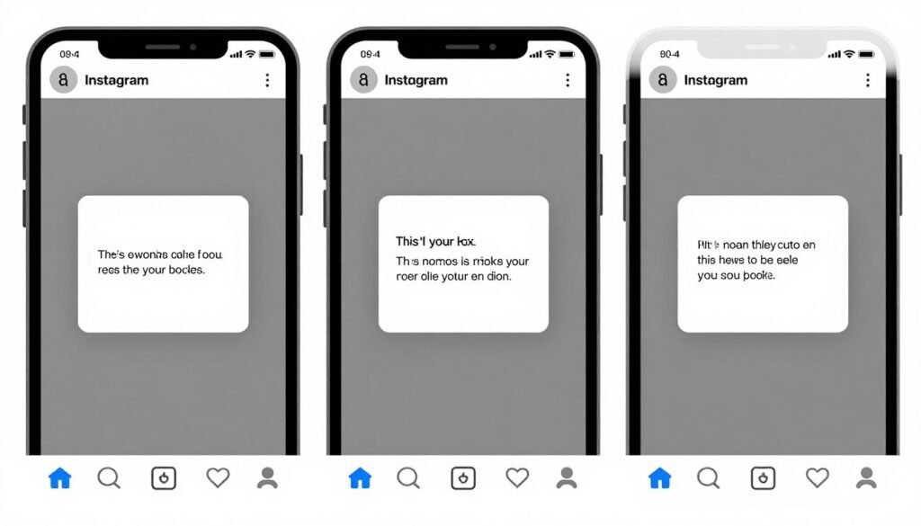 Sequence of happy birthday template Instagram frames showing progressive reveal Sequence of happy birthday template Instagram frames showing progressive reveal