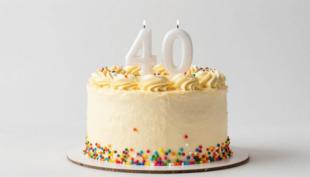 Simple and colorful sprinkle cake design for kids birthday that's easy to make