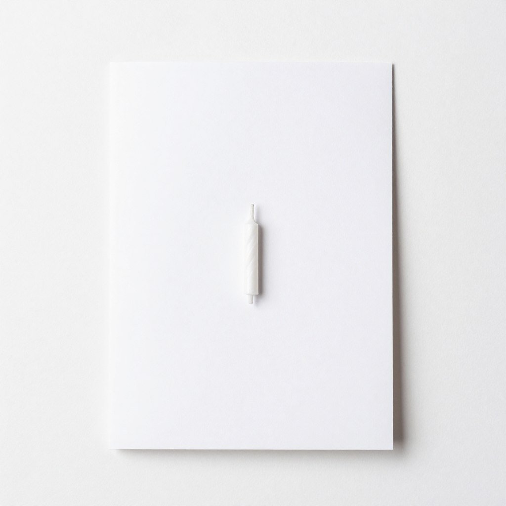 Simple birthday card with minimalist design representing short birthday quotes Simple birthday card with minimalist design representing short birthday quotes