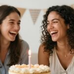 Celebrating Your Best Friend's Birthday: Heartfelt Wishes & Creative Ideas Two best friends laughing together during a birthday celebration with decorations and cake
