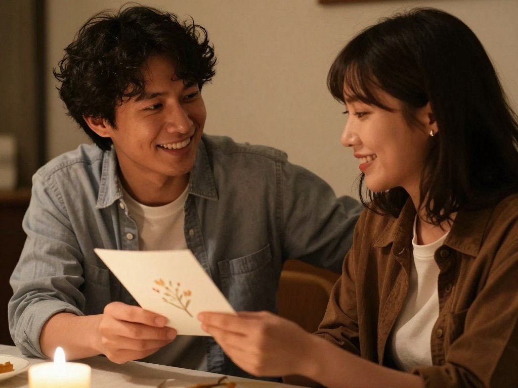 Two friends sharing a heartfelt moment during a birthday celebration Two friends sharing a heartfelt moment during a birthday celebration