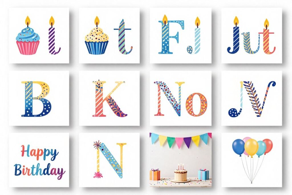 Unique themed happy birthday fonts with creative designs for special celebrations Unique themed happy birthday fonts with creative designs for special celebrations