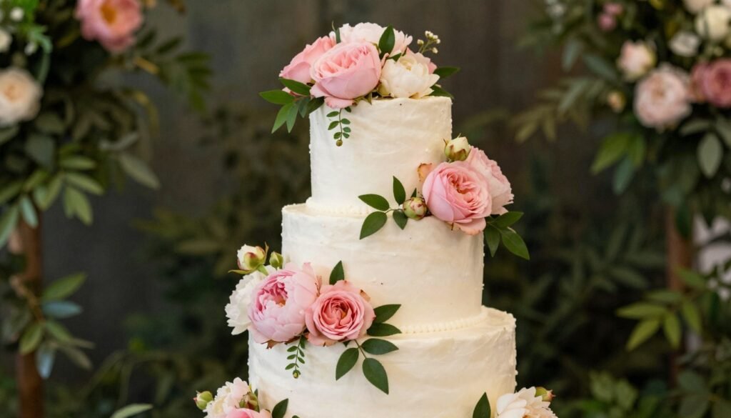 15th birthday cake covered in fresh pink roses and peonies 15th birthday cake covered in fresh pink roses and peonies