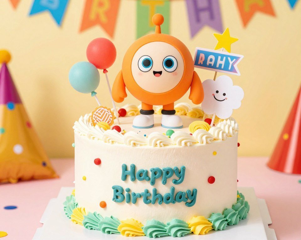 Cartoon character birthday cake Cartoon character birthday cake
