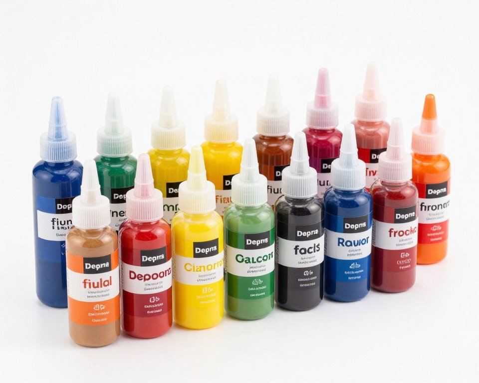 Food coloring gels for vibrant cake decorations