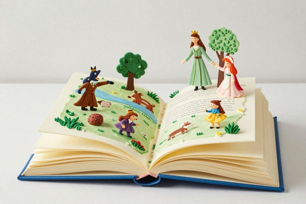 Open book birthday cake design Open book birthday cake design