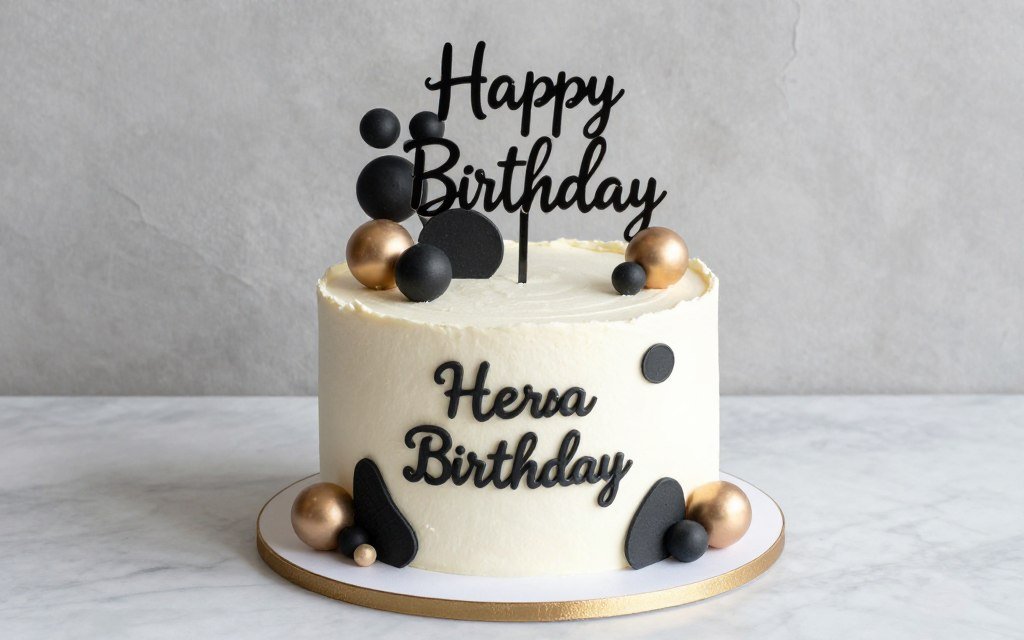 Personalized birthday cake for men reflecting individual style