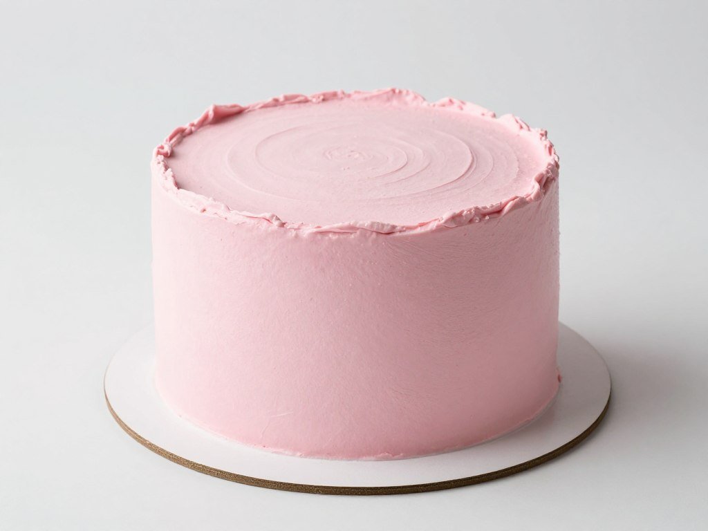 Simple affordable pink cake design for baby girl birthday Simple affordable pink cake design for baby girl birthday