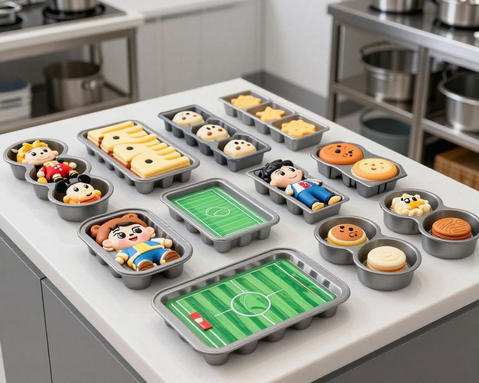 Specialty cake pans for themed designs