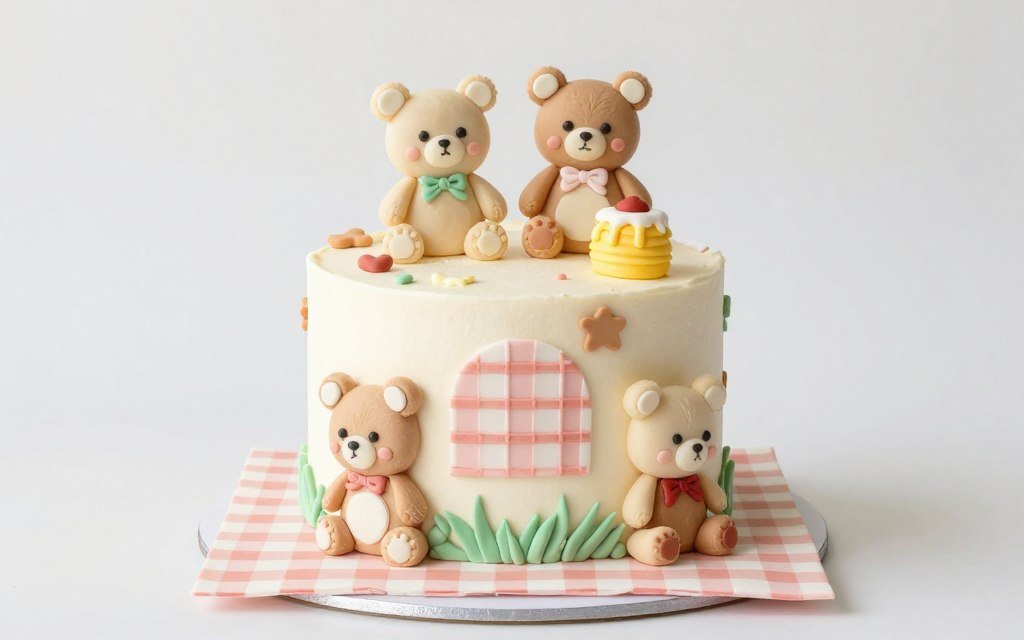 Teddy bear picnic birthday cake Teddy bear picnic birthday cake