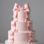 Aesthetic Bow Cake Designs Girly: 85+ Dreamy Ideas to Inspire Your Next Creation aesthetic bow cake designs girly with pink ribbons and delicate flowers