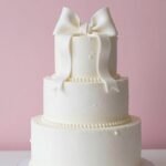 Aesthetic Cake Designs Coquette White: 50+ Romantic Ideas aesthetic cake designs coquette white with romantic bow details and pearl accents