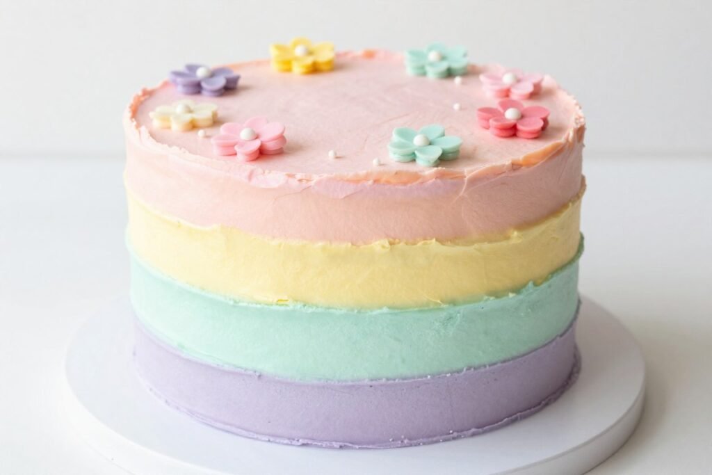 aesthetic cake designs women simple with spring pastel colors aesthetic cake designs women simple with spring pastel colors