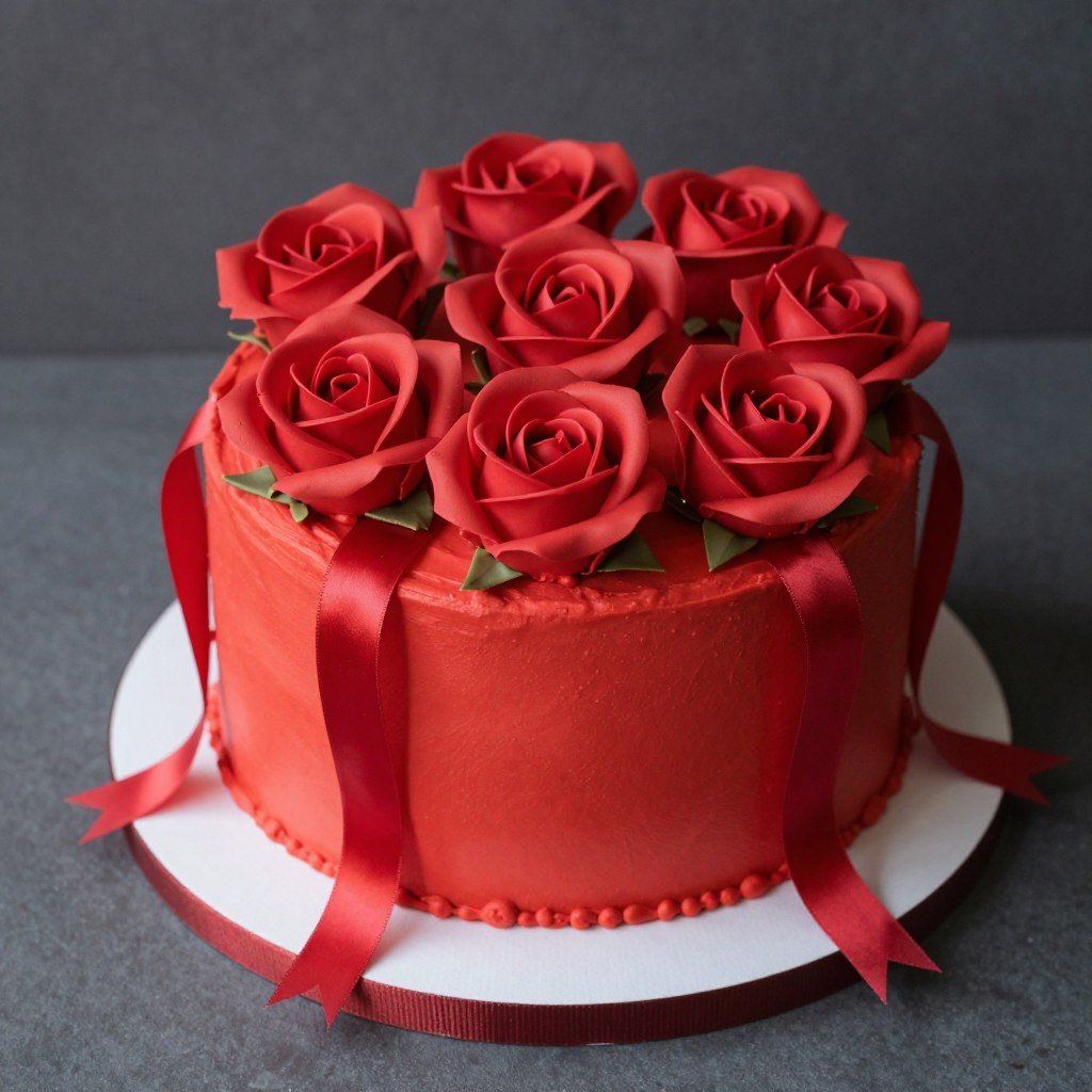 aesthetic cake with ribbon roses aesthetic cake with ribbon roses