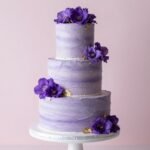 Aesthetic Purple Cake Designs Girly: 50+ Ideas aesthetic purple cake designs girly with lavender buttercream and fresh flowers