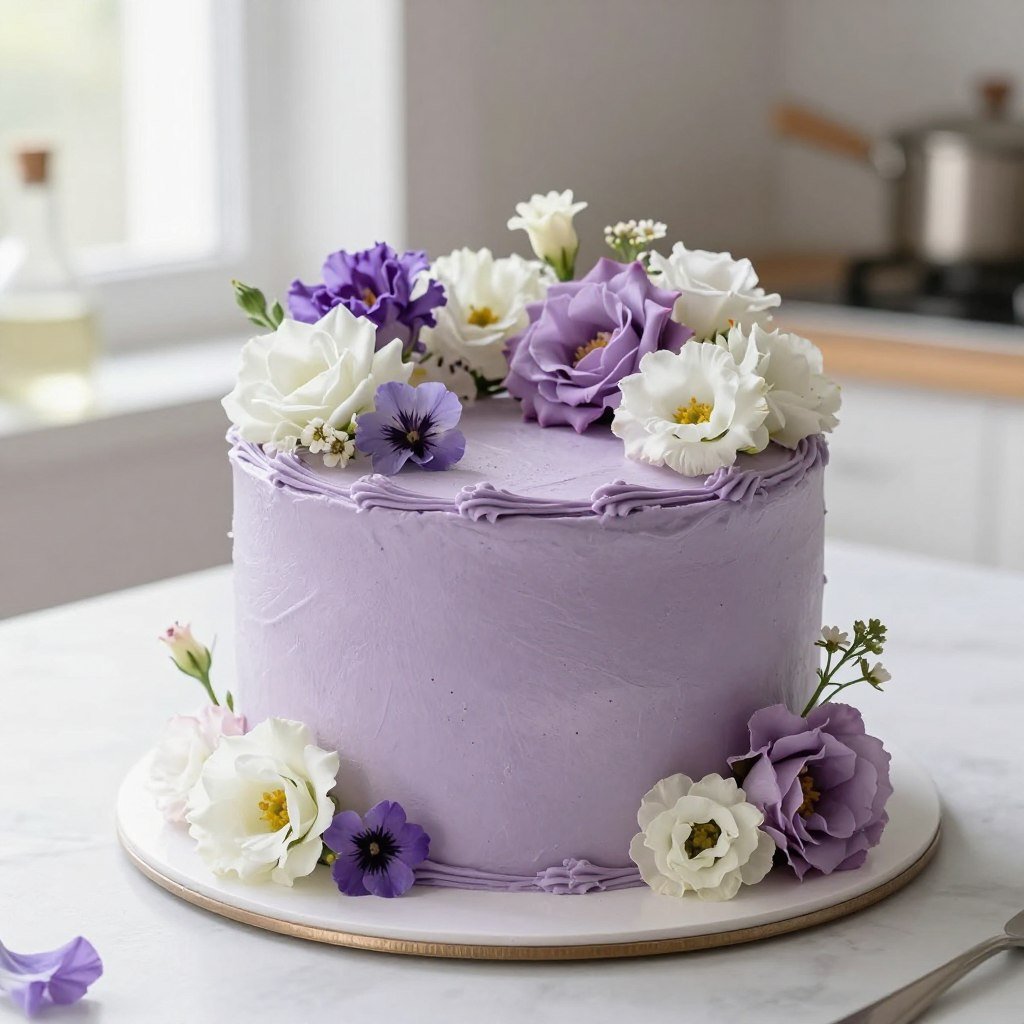 affordable purple cake girly design aesthetic