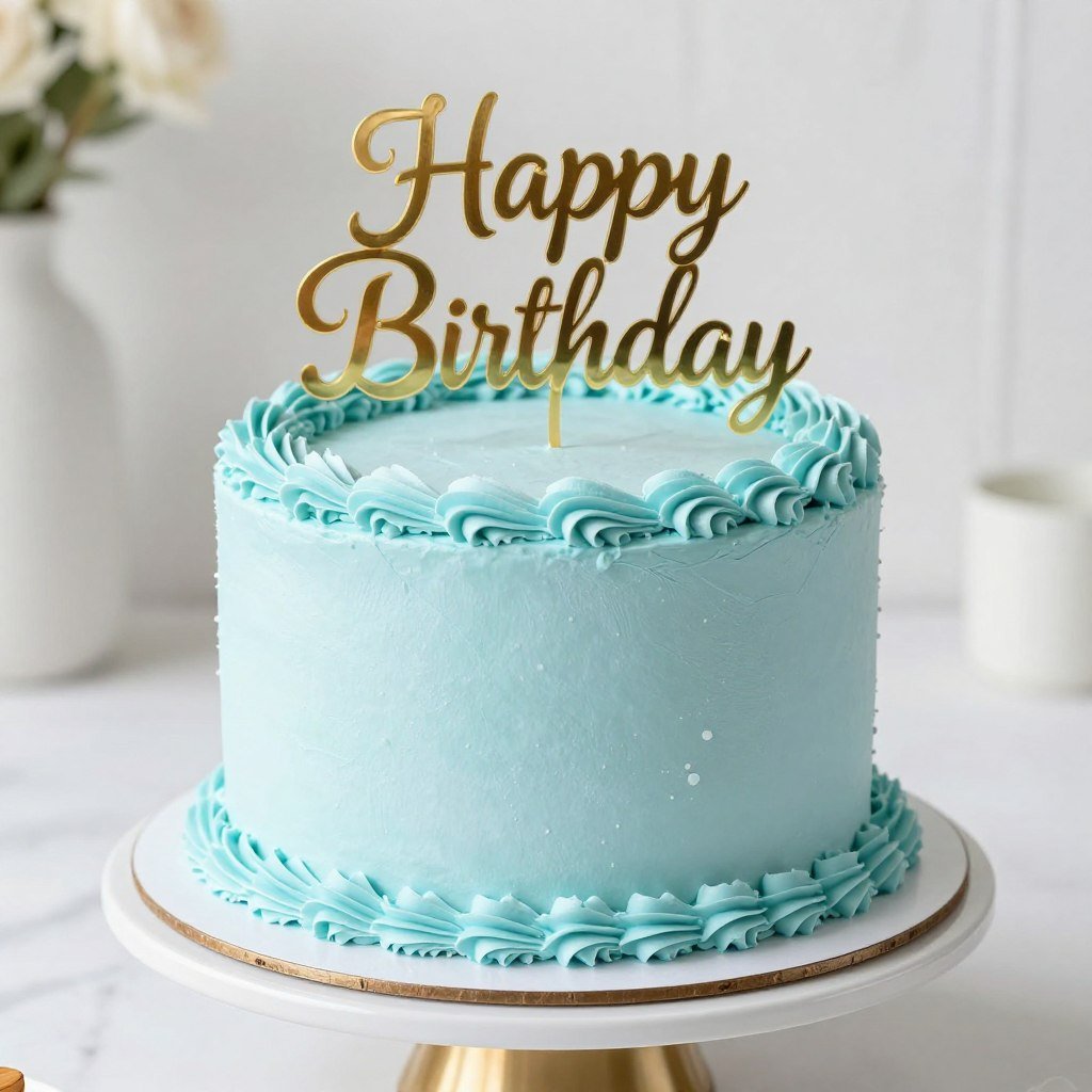 almond cake with baby blue aesthetic almond cake with baby blue aesthetic