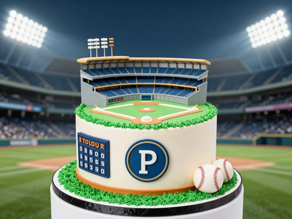 baseball stadium birthday cake for sports-loving boy baseball stadium birthday cake for sports-loving boy