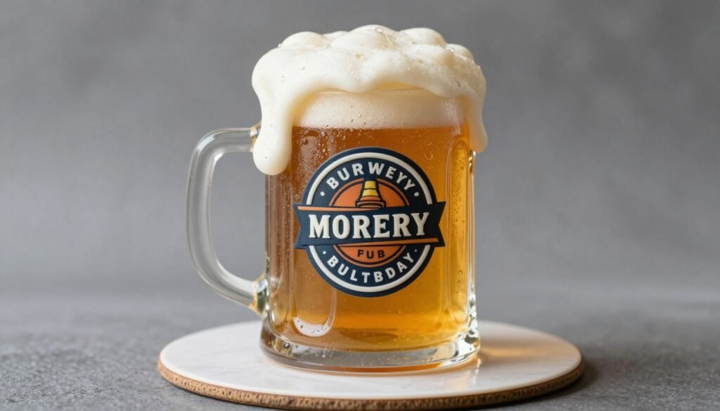 beer mug birthday cake design