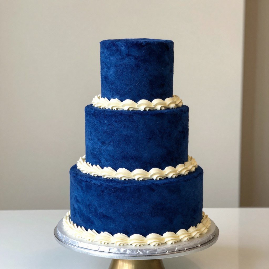 birthday cake blue velvet multi-layer design birthday cake blue velvet multi-layer design
