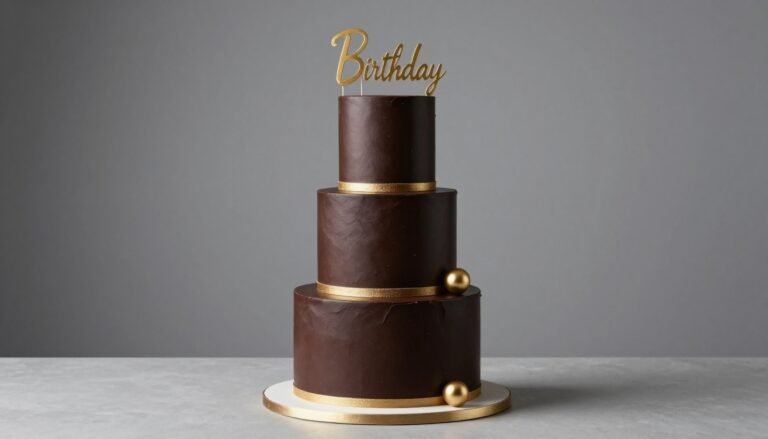 birthday cake designs for husband featuring elegant multi-tier celebration cake