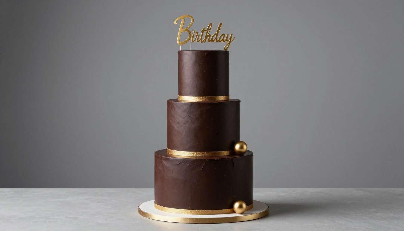 birthday cake designs for husband featuring elegant multi-tier celebration cake